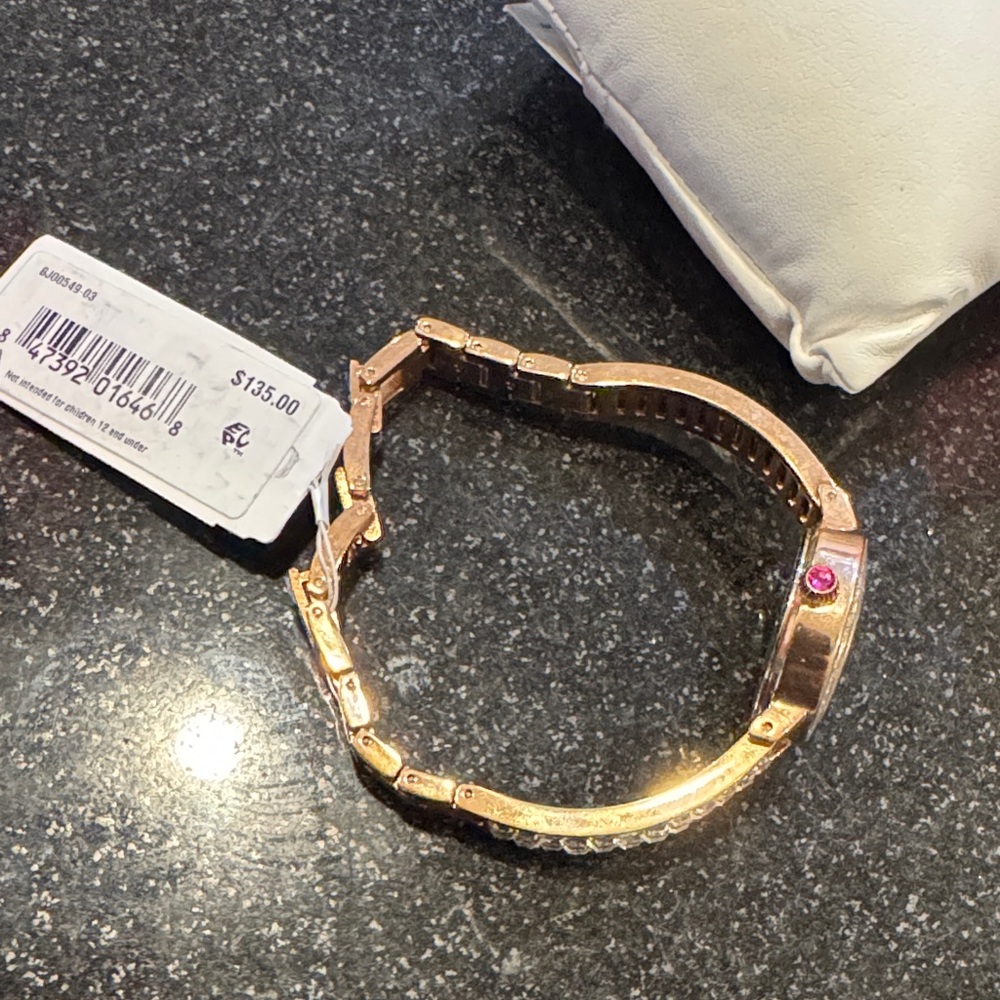 Betsey Johnson Rose Gold and Silver Women's Watch - Picture 2 of 6
